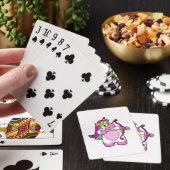 Unicorn als Archer met Bow en Pijl Pokerkaarten (Insitu)