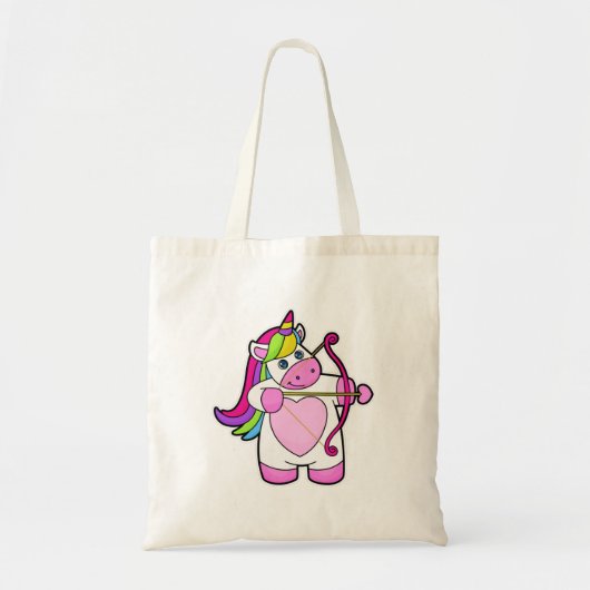 Unicorn als Archer met Bow en Pijl Tote Bag (Voorkant)