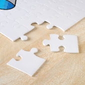 Unicorn als astronaut in de ruimte legpuzzel (Zijkant)