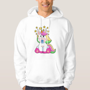 Unicorn als Baby met Pacifier Hoodie