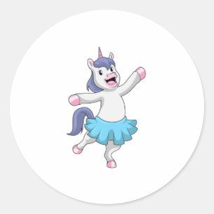 Unicorn als Ballerina in Ballet Ronde Sticker