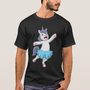 Unicorn als Ballerina in Ballet T-shirt