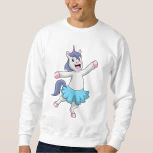 Unicorn als Ballerina in Ballet Trui