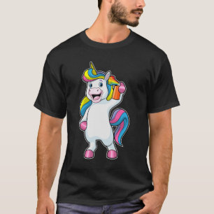 Unicorn als Hairdresser met Hairspray T-shirt