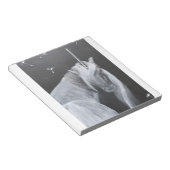 Unicorn and Dandelion notepad Notitieblok (Schuin)