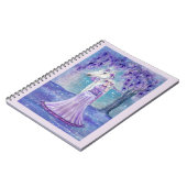 Unicorn and Fairy notebook journal by Renee Lavoie (Côté gauche)