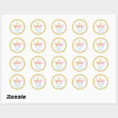 Unicorn Anniversaire Fête Favoriser Stickers (Feuille)