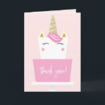 Unicorn Anniversaire Fête Merci Cartes<br><div class="desc">Unicorn Anniversaire Fête Merci Cartes</div>
