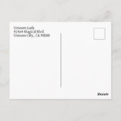 Unicorn Anniversaire Invitation Invitations Invita (Dos)