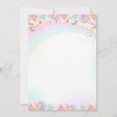 Unicorn Anniversaire Invitation Magique Unicorn Pa (Dos)