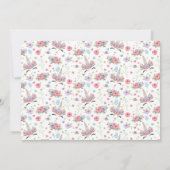 Unicorn Anniversaire Photo Invitation (Dos)