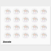 Unicorn Anniversaire Star Favoriser Stickers (Feuille)