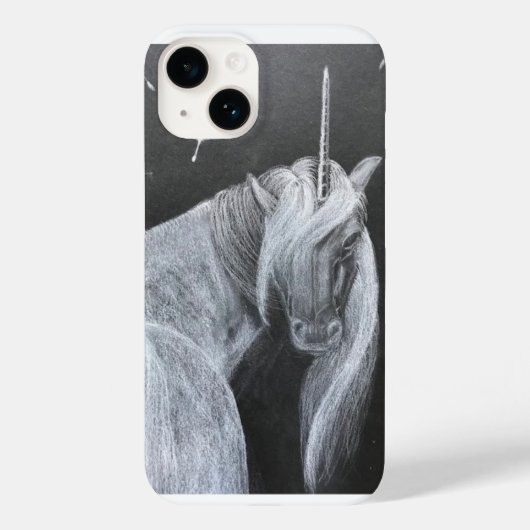 Unicorn Apple iphone case (Achterkant)