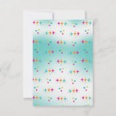 Unicorn arc-en-ciel Merci cartes de notes (Dos)