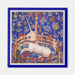 Unicorn Art - "The Unicorn in Captivity" Magneet