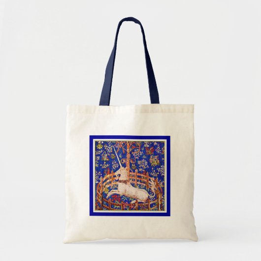 Unicorn Art - "The Unicorn in Captivity" Tote Bag (Voorkant)