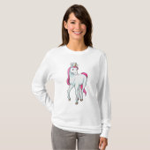 Unicorn as Cook with Chef hat T-shirt (Voorkant volledig)