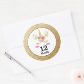 Unicorn Baby Month Stickers (Envelop)