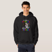 Unicorn Back To School Hello Second Grade Goodbye Hoodie (Voorkant volledig)