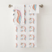 Unicorn  bad handdoek (Insitu)