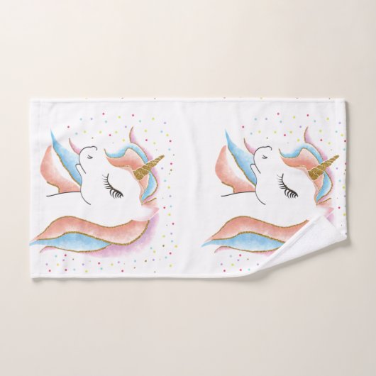 Unicorn  bad handdoek (Handdoek)
