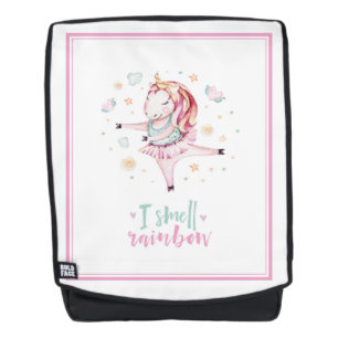 Unicorn Ballerina Pink Girly Kinder Rugtassen
