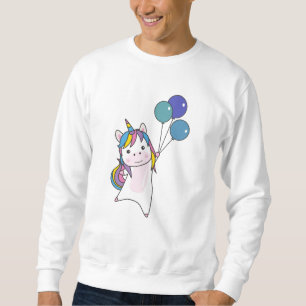 Unicorn-ballonnen ballonnen luiden dieren uit voor trui