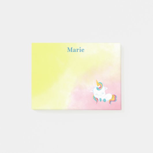 Unicorn Beauty Slaping Post-it® Notes (Voorkant)