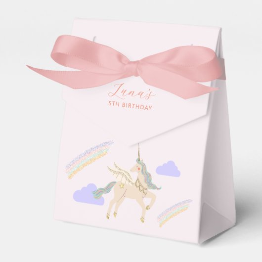 Unicorn Bedankdoosjes (Voorkant Zijde)