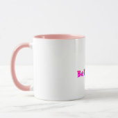 Unicorn Believe Design - Pink 11 oz Combo Mug (Gauche)