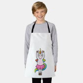 Unicorn bij Ballet Dance met Skirt Schort (Gedragen)
