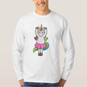Unicorn bij Ballet Dance met Skirt T-shirt