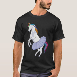 Unicorn bij Ballet met Skirt T-shirt