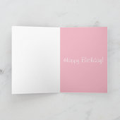 Unicorn Birthday Card Kaart (Binnen)