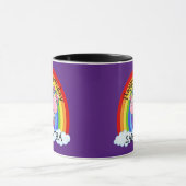 Unicorn BIRTHDAY Paarse Mok (Midden)