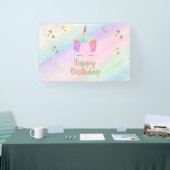 Unicorn Birthday Party Banner (Beurs)