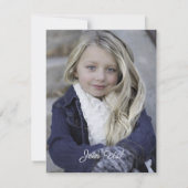 Unicorn Birthday Party Kaart (Achterkant)