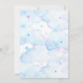 Unicorn Birthday Uitnodiging (Achterkant)