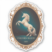 Unicorn Blood  Label Sticker (Voorkant)
