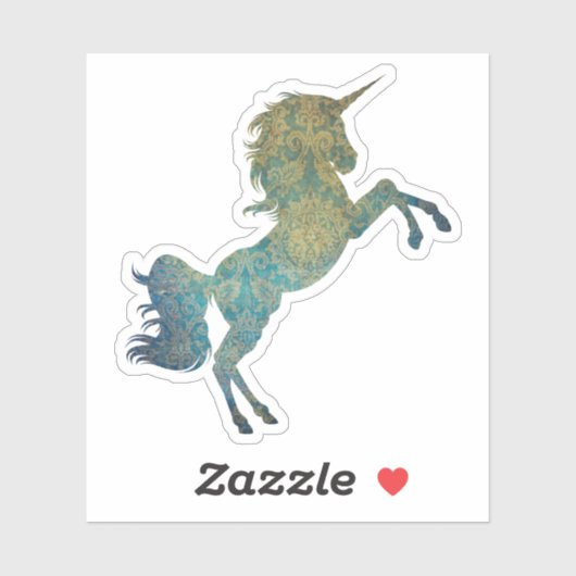 Unicorn Blues Sticker (Vel)