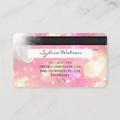 Unicorn boho art Carte de crédit Style Gold (Dos)