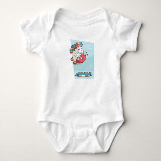 UNICORN BOMB ROMPER (Voorkant)
