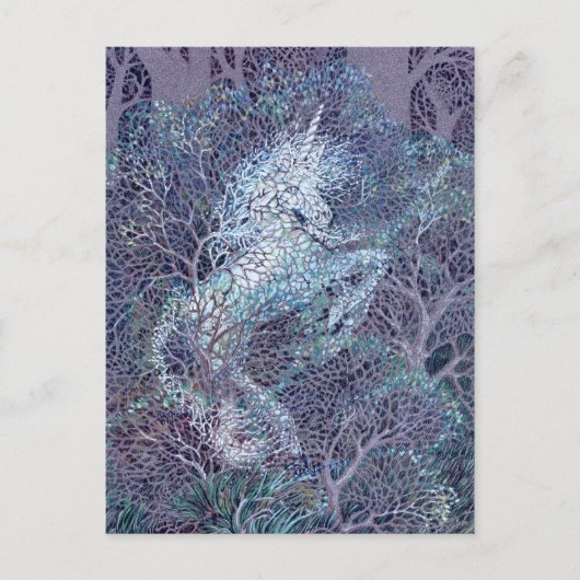 Unicorn Bossen Deva Briefkaart (Voorkant)