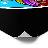 Unicorn Boxing Player Poster (Hoek)