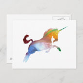 Unicorn Briefkaart (Voorkant / Achterkant)