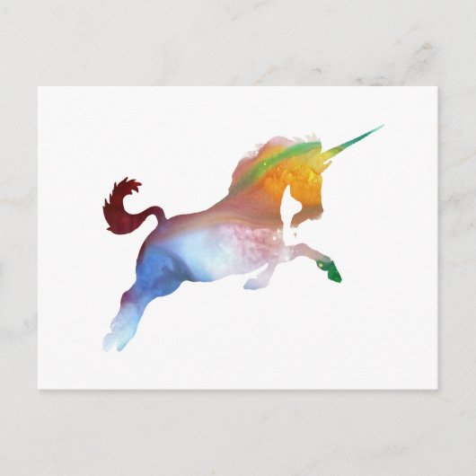 Unicorn Briefkaart (Voorkant)