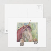Unicorn Briefkaart (Voorkant / Achterkant)