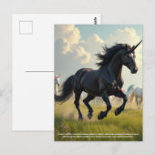 Unicorn Briefkaart (Voorkant / Achterkant)