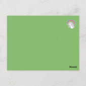 UNICORN BRIEFKAART GREEN (Achterkant)