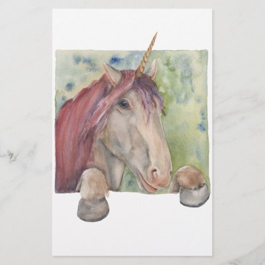 Unicorn Briefpapier (Voorkant)